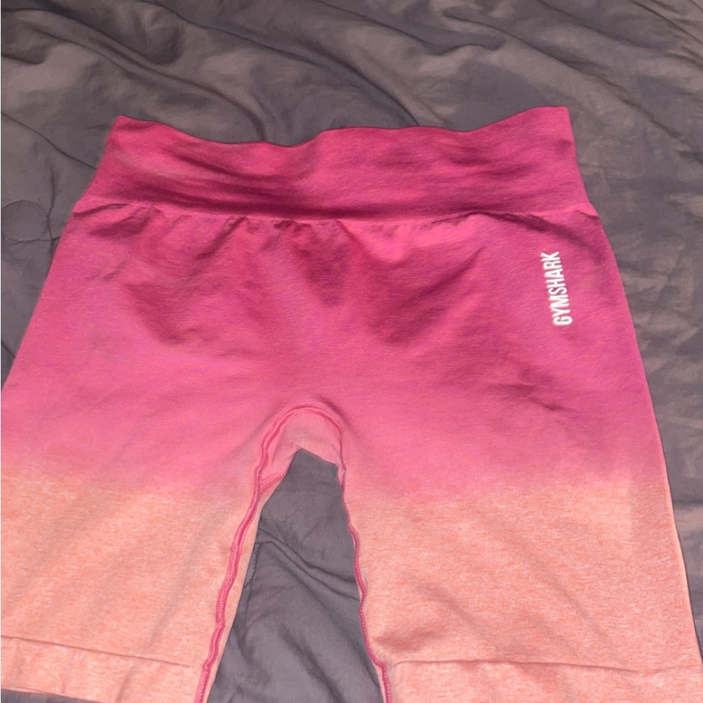Gymshark Pink Leggings with Ombre Design